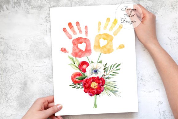 Download Printable Floral Gift for Mom from Kids - Printable floral Collection