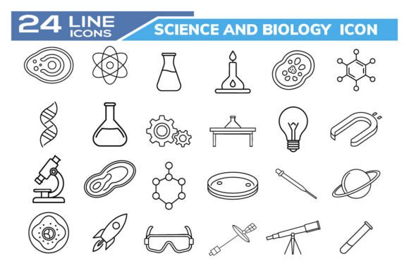Download Science and Biology Vector Icon Set - Science Collection