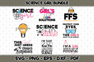 Download Science Girl Bundle - 9 Designs Included - Science Collection