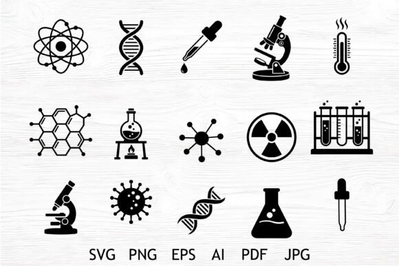 Download Science Icons SVG Bundle Collection - Premium Resources