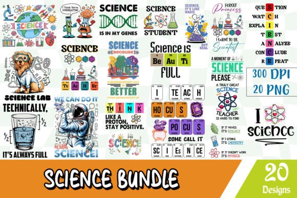 Download Science Sublimation Bundle - Science Collection